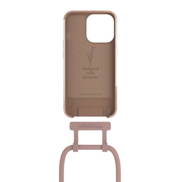 Woodcessories Change Case Batik für iPhone 13 Pro Max, ziegel rot>