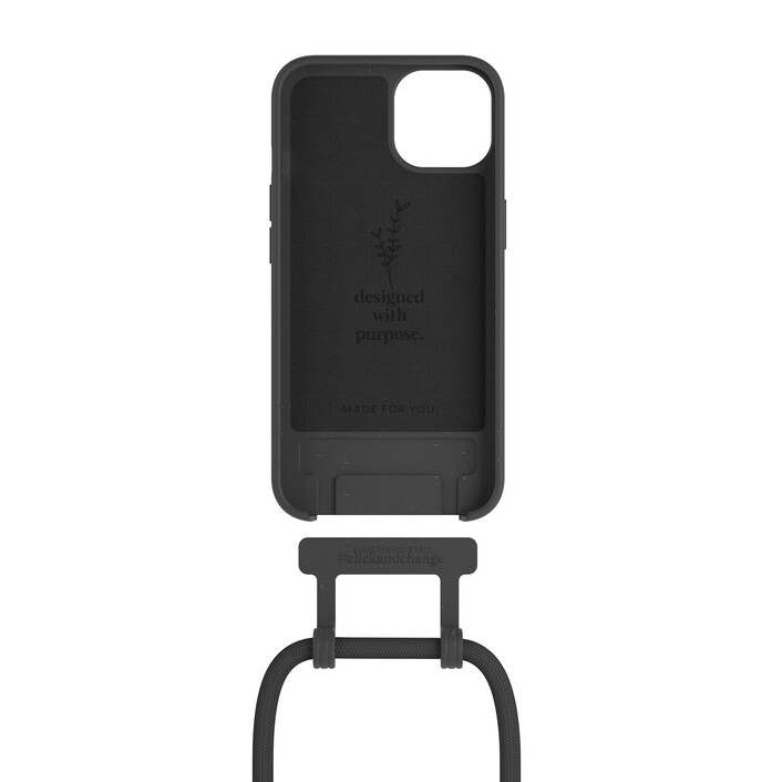 Woodcessories Change Case für iPhone 13 mini, schwarz>