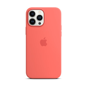 Apple iPhone 13 Pro Max Silikon Case mit MagSafe, pink pamelo