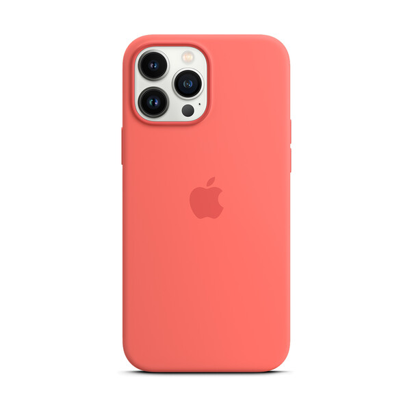 Sie sehen das Produktbild 01 von Apple iPhone 13 Pro Max Silikon Case mit MagSafe, pink pamelo Apple iPhone 13 Pro Max Silikon Case mit MagSafe, pink pamelo