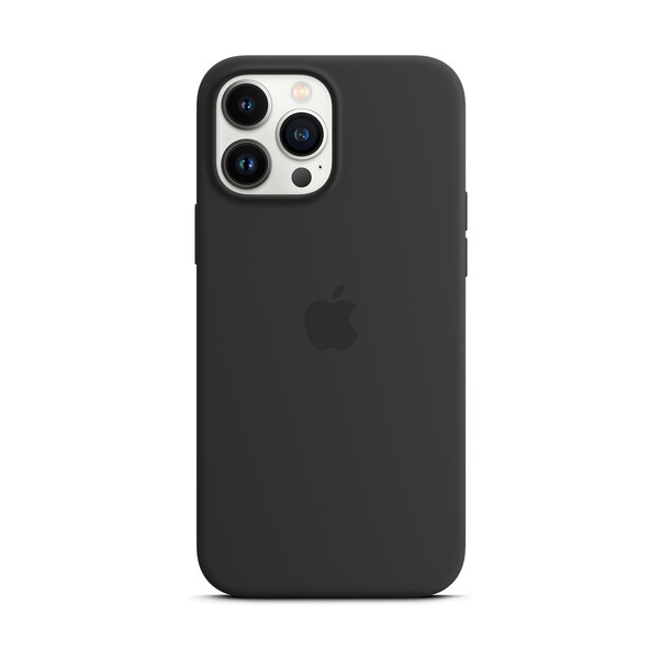 Sie sehen das Produktbild 01 von Apple iPhone 13 Pro Max Silikon Case mit MagSafe, mitternachtschwarz Apple iPhone 13 Pro Max Silikon Case mit MagSafe, mitternachtschwarz