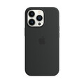 Sie sehen das Produktbild 01 von Apple iPhone 13 Pro Silikon Case mit MagSafe, mitternachtschwarz Apple iPhone 13 Pro Silikon Case mit MagSafe, mitternachtschwarz
