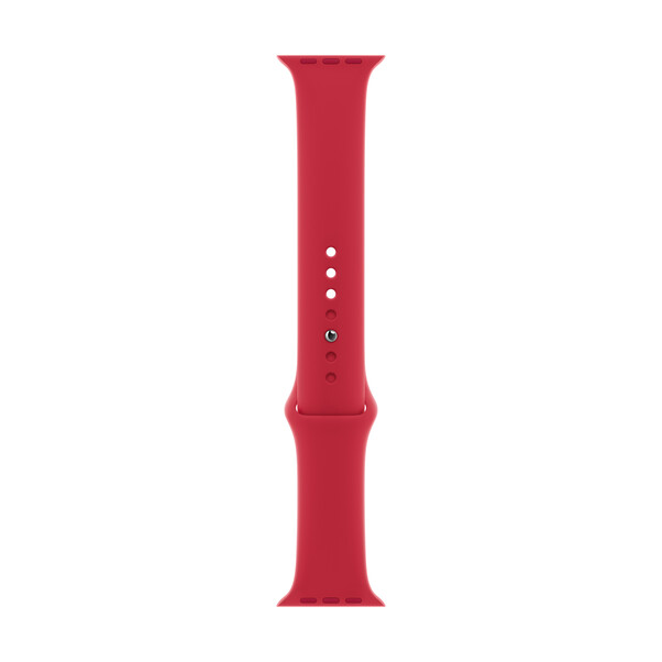 Sie sehen das Produktbild 02 von Apple Watch 42/44/45 mm Sportarmband, (PRODUCT)RED, S/M, M/L > Apple Watch 42/44/45 mm Sportarmband, (PRODUCT)RED, S/M, M/L >