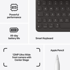 Sie sehen das Produktbild 07 von iPad Wi-Fi, 64GB, space grau, 10.2" (9.Gen.)> iPad Wi-Fi, 64GB, space grau, 10.2" (9.Gen.)>