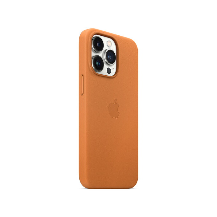 Apple iPhone 13 Pro Leder Case mit MagSafe, goldbraun>