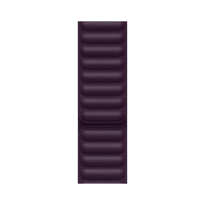 Sie sehen das Produktbild 01 von Apple Watch 45mm Lederarmband mit Endstück, dunkelkirsch, M/L Apple Watch 45mm Lederarmband mit Endstück, dunkelkirsch, M/L