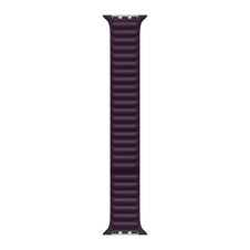 Apple Watch 45mm Lederarmband mit Endstück, dunkelkirsch, M/L