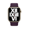 Sie sehen das Produktbild 03 von Apple Watch 45mm Lederarmband mit Endstück, dunkelkirsch, M/L Apple Watch 45mm Lederarmband mit Endstück, dunkelkirsch, M/L