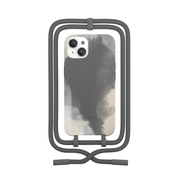 Woodcessories Change Case Batik für iPhone 13 mini, grau>