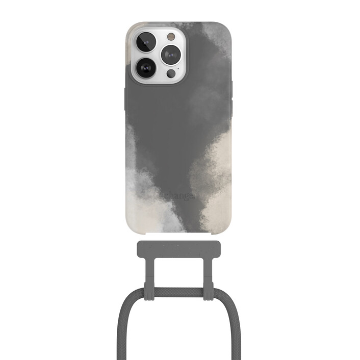 Woodcessories Change Case Batik für iPhone 13 Pro Max, grau>