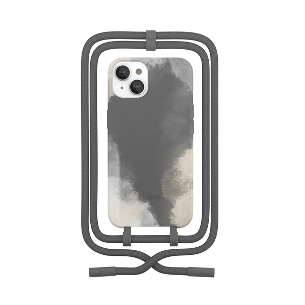 Woodcessories Change Case Batik für iPhone 13, grau&gt;