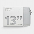 Trunk Neopren Sleeve für MacBook Air/MacBook Pro 13&quot;&quot;, silber