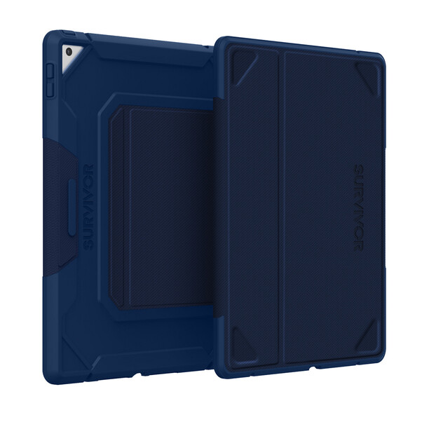 Survivor Rugged Folio für iPad 10.2&quot; (9/8/7.Gen.), dunkelblau