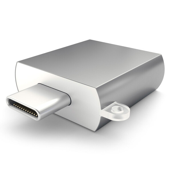 Sie sehen das Produktbild 02 von Satechi Aluminium Type-C zu Type-A USB Adapter, space grau Satechi Aluminium Type-C zu Type-A USB Adapter, space grau