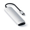Satechi Type-C Multi-Port 4K, Ethernet Slim Hub, silber