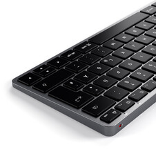 Sie sehen das Produktbild 02 von Satechi Slim X1 Bluetooth Keyboard, dt., space grau Satechi Slim X1 Bluetooth Keyboard, dt., space grau