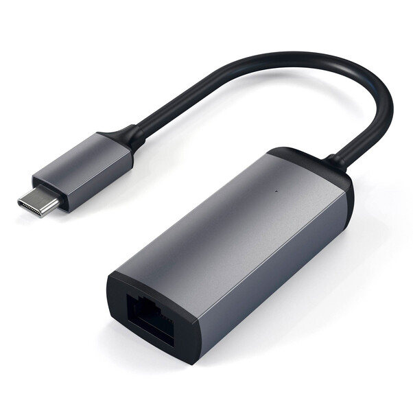Sie sehen das Produktbild 01 von Satechi Type-C zu Ethernet Adapter, space grau Satechi Type-C zu Ethernet Adapter, space grau