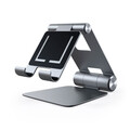 Sie sehen das Produktbild 01 von Satechi faltbare Halterung aus Aluminium, space grau Satechi faltbare Halterung aus Aluminium, space grau