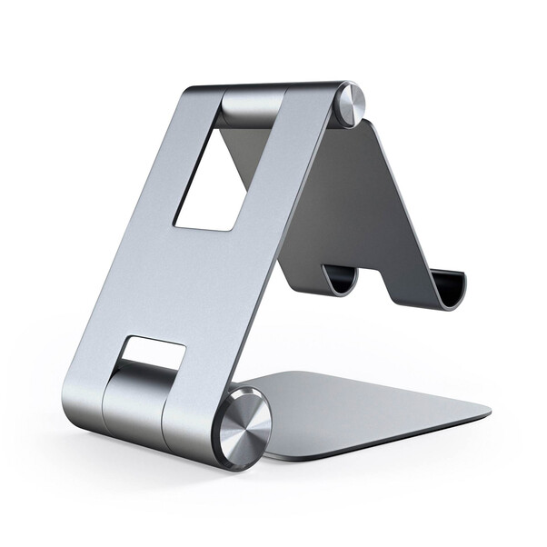 Sie sehen das Produktbild 02 von Satechi faltbare Halterung aus Aluminium, space grau Satechi faltbare Halterung aus Aluminium, space grau