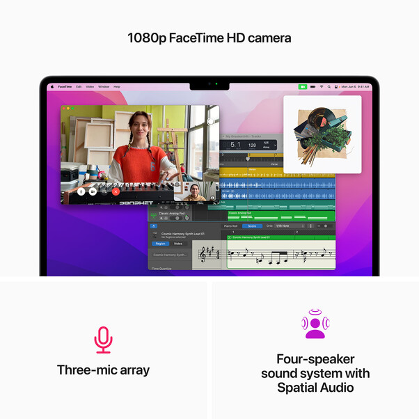 Sie sehen das Produktbild 06 von MacBook Air 13" M2 Chip 8-Core CPU und 8-Core GPU, 8GB, 256GB SSD, space grau> MacBook Air 13" M2 Chip 8-Core CPU und 8-Core GPU, 8GB, 256GB SSD, space grau>