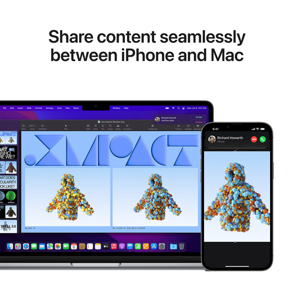 Sie sehen das Produktbild 09 von MacBook Air 13" M2 Chip 8-Core CPU und 8-Core GPU, 8GB, 256GB SSD, space grau> MacBook Air 13" M2 Chip 8-Core CPU und 8-Core GPU, 8GB, 256GB SSD, space grau>