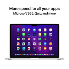 MacBook Air 13" M2 Chip 8-Core CPU und 10-Core GPU, 8GB, 512GB SSD, silber>