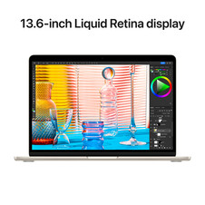 MacBook Air 13&quot; M2 Chip 8-Core CPU und 10-Core GPU, 8GB, 512GB SSD, polarstern&gt;