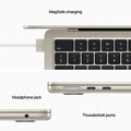MacBook Air 13&quot; M2 Chip 8-Core CPU und 10-Core GPU, 8GB, 512GB SSD, polarstern&gt;
