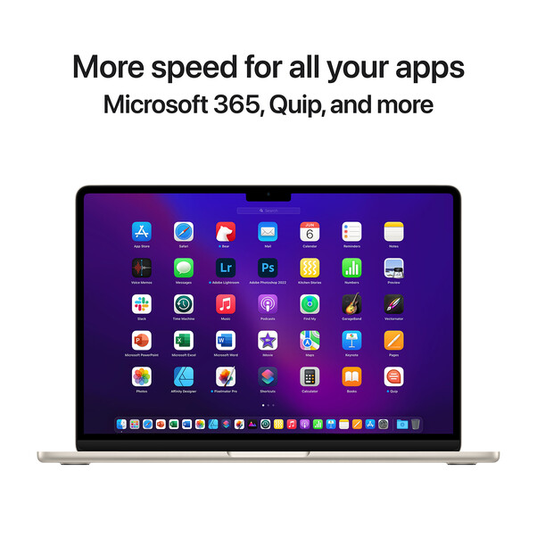 MacBook Air 13&quot; M2 Chip 8-Core CPU und 10-Core GPU, 8GB, 512GB SSD, polarstern&gt;