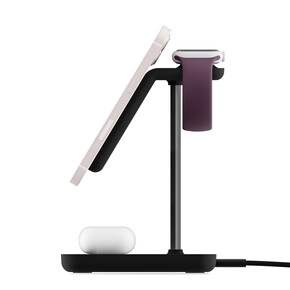 Sie sehen das Produkt Twelve South HiRise 3 3-in-1 Ladestation, schwarz >, Produktbild: 01 Twelve South HiRise 3 3-in-1 Ladestation, schwarz