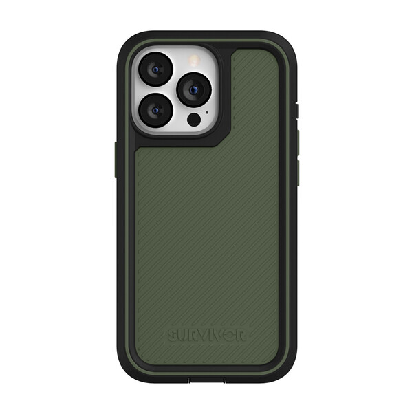 Survivor Earth für iPhone 13 Pro, schwarz-grün&gt;