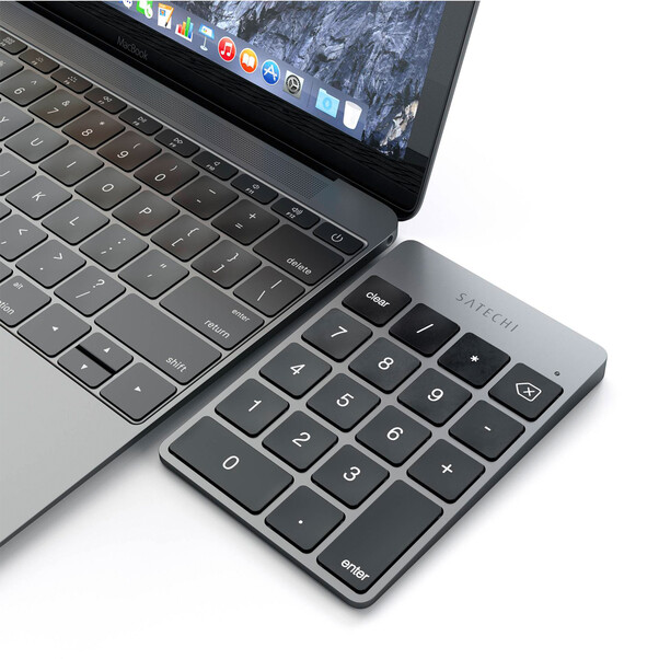 Satechi Slim Wireless Keypad, space grau