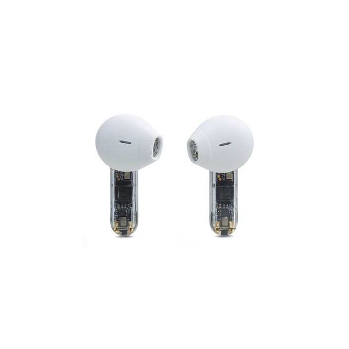 JBL Tune FLEX GHOST TWS, kabelloser In-Ear Bluetooth Kopfhörer, weiß