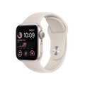 Apple Watch SE GPS, Aluminium polarstern, 44 mm mit Sportarmband, polarstern>