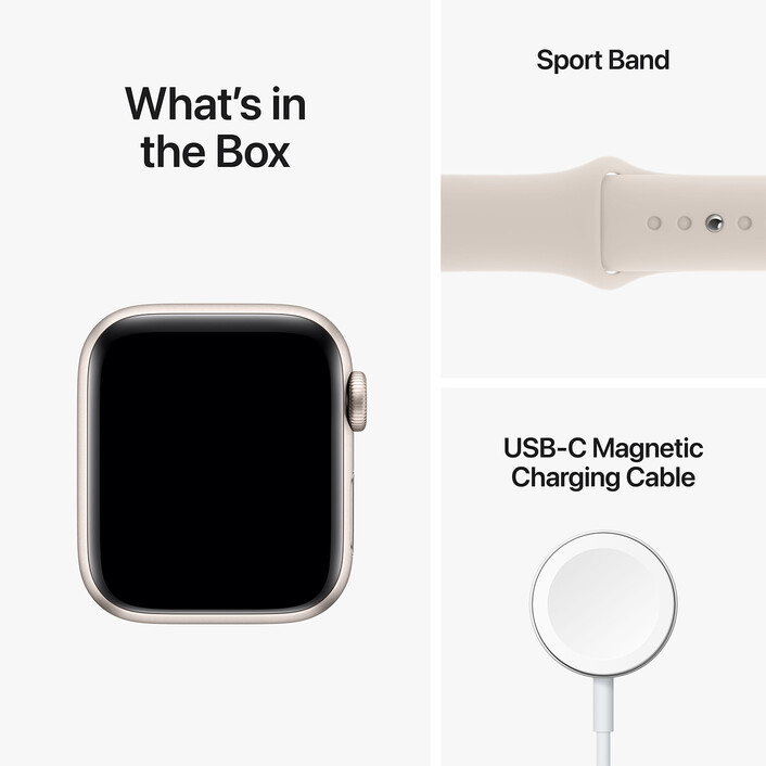 Apple Watch SE GPS 44mm StarAlu StarlightSportBand