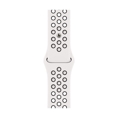 Sie sehen das Produktbild 01 von Apple Watch 38/40/41mm, Nike Sportarmband, schwarz/weiß Apple Watch 38/40/41mm, Nike Sportarmband, schwarz/weiß