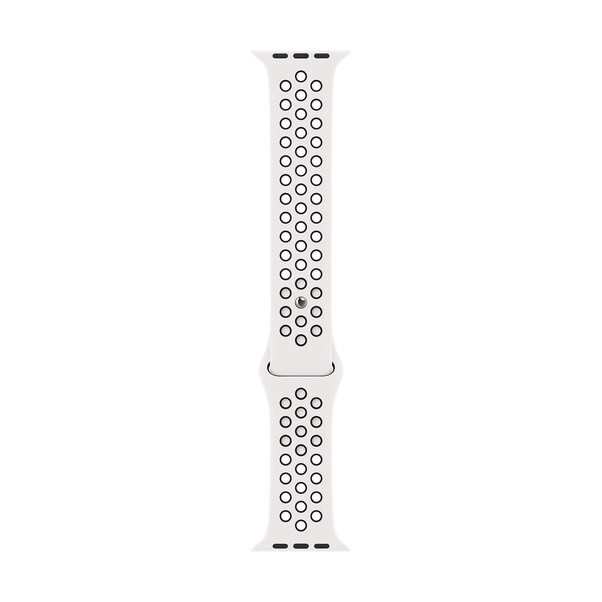 Sie sehen das Produktbild 02 von Apple Watch 38/40/41mm, Nike Sportarmband, schwarz/weiß Apple Watch 38/40/41mm, Nike Sportarmband, schwarz/weiß