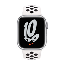 Sie sehen das Produktbild 03 von Apple Watch 38/40/41mm, Nike Sportarmband, schwarz/weiß Apple Watch 38/40/41mm, Nike Sportarmband, schwarz/weiß