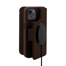 Decoded MagSafe Leder 2-in-1 Wallet Case und Backcover für iPhone 14 Plus, braun >