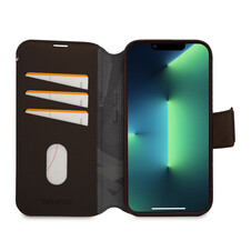 Decoded MagSafe Leder 2-in-1 Wallet Case und Backcover für iPhone 14 Plus, braun >