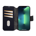 Decoded MagSafe Leder 2-in-1 Wallet Case und Backcover für iPhone 14 Plus, blau >