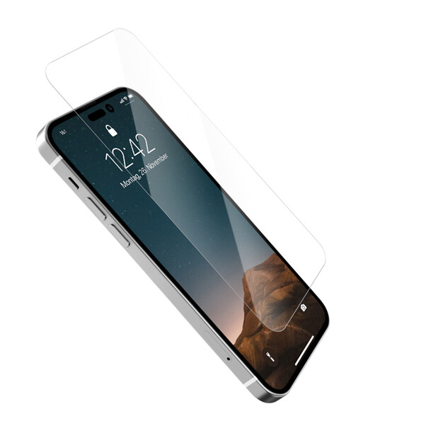 Woodcessories Asahi Glass Premium 2.5D für iPhone 14 Pro Max&gt;