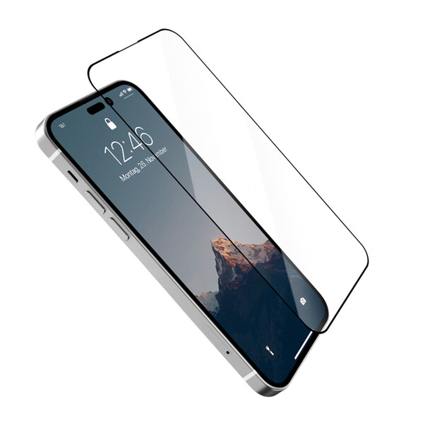 Woodcessories Asahi Glass Premium 3D für iPhone 14 Pro&gt;
