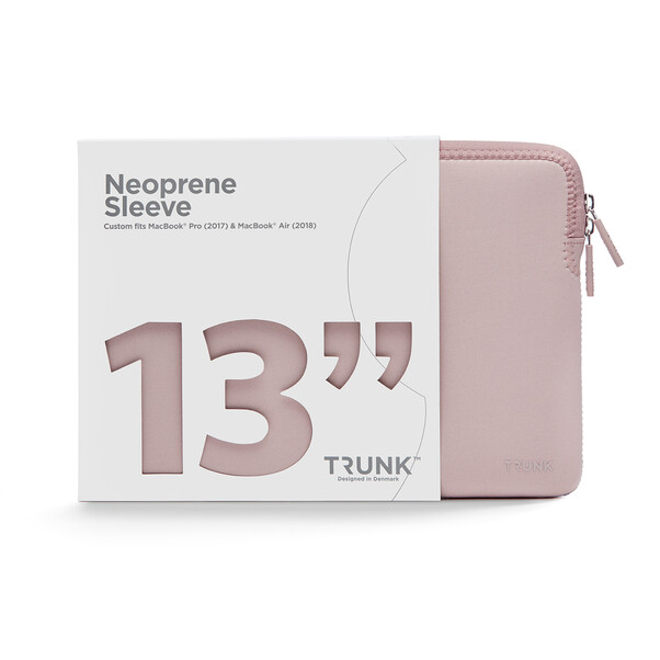 Sie sehen das Produktbild 02 von Trunk Neopren Sleeve für MacBook Air/MacBook Pro 13", rosé> Trunk Neopren Sleeve für MacBook Air/MacBook Pro 13", rosé>