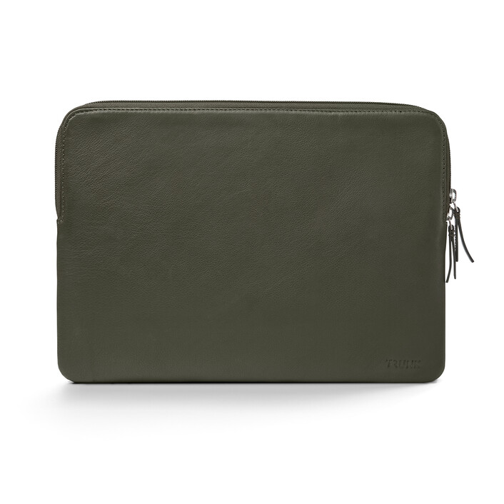 Trunk Leder Sleeve für MacBook Air/MacBook Pro 13", grün>