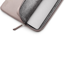 Trunk Leder Sleeve für MacBook Air/MacBook Pro 13", rosa>
