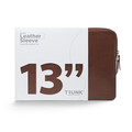 Trunk Leder Sleeve für MacBook Air/MacBook Pro 13&quot;, braun