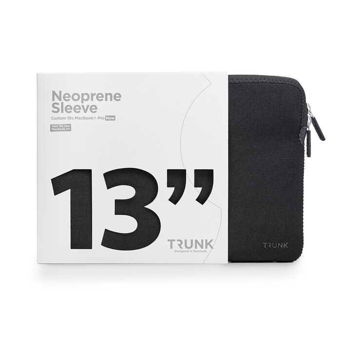 Trunk Neopren Sleeve für MacBook Air/MacBook Pro 13", schwarz