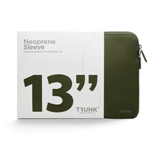 Trunk Neopren Sleeve für MacBook Pro/MacBook Air (2016-2022) 13", oliven-grün