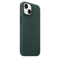 Apple iPhone 14 Leder Case mit MagSafe, waldgrün&gt;